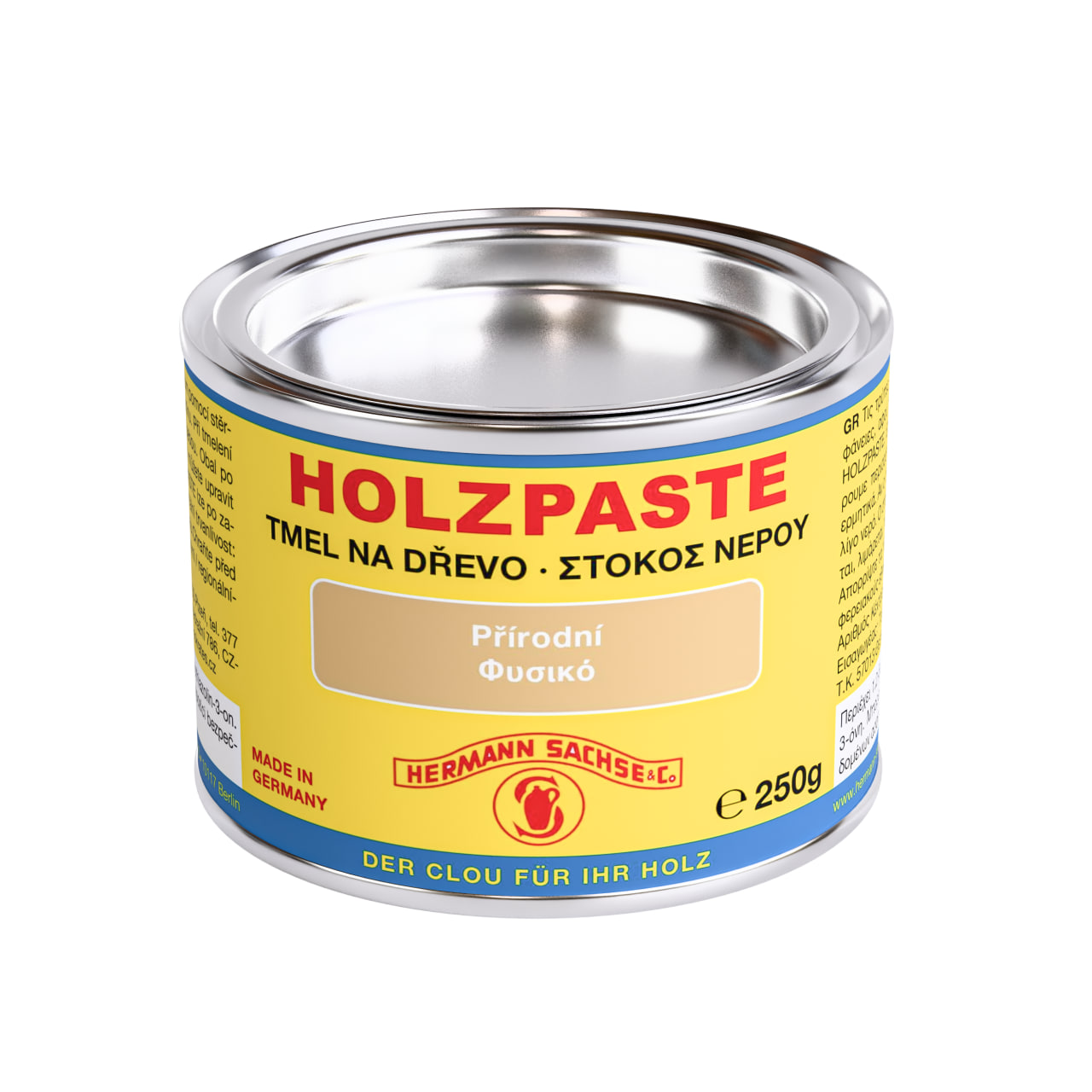 Holzpaste, tmel na dřevo v novém balení