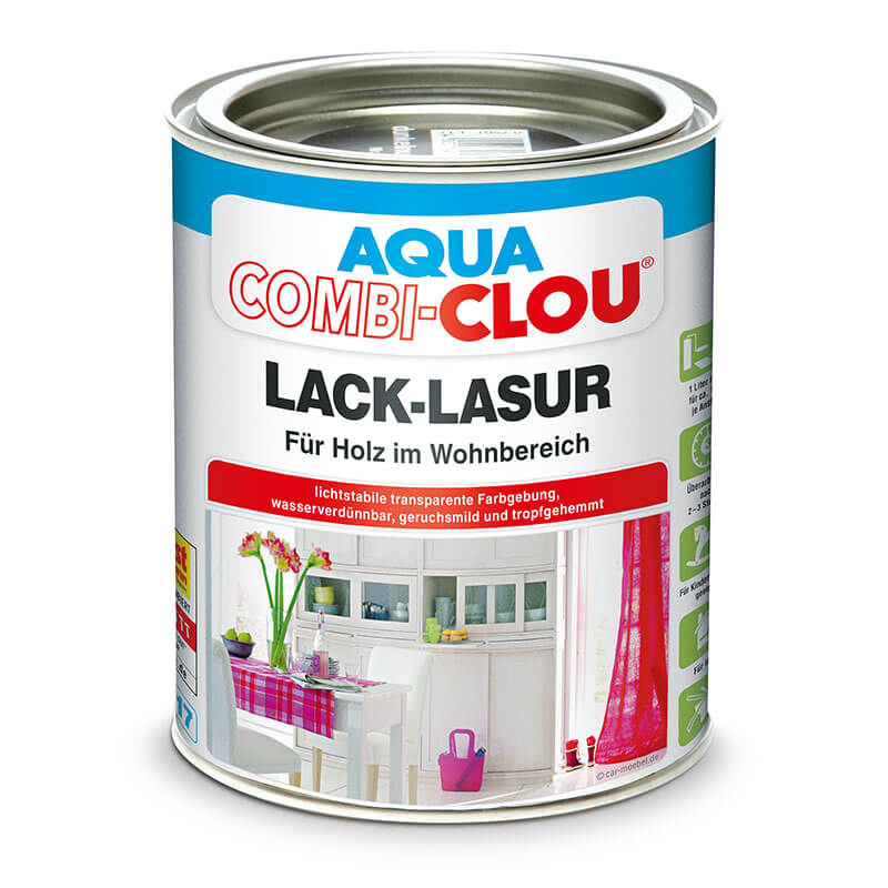 vodou ředitelná laková lazura L17 AQUA CombiCLOU