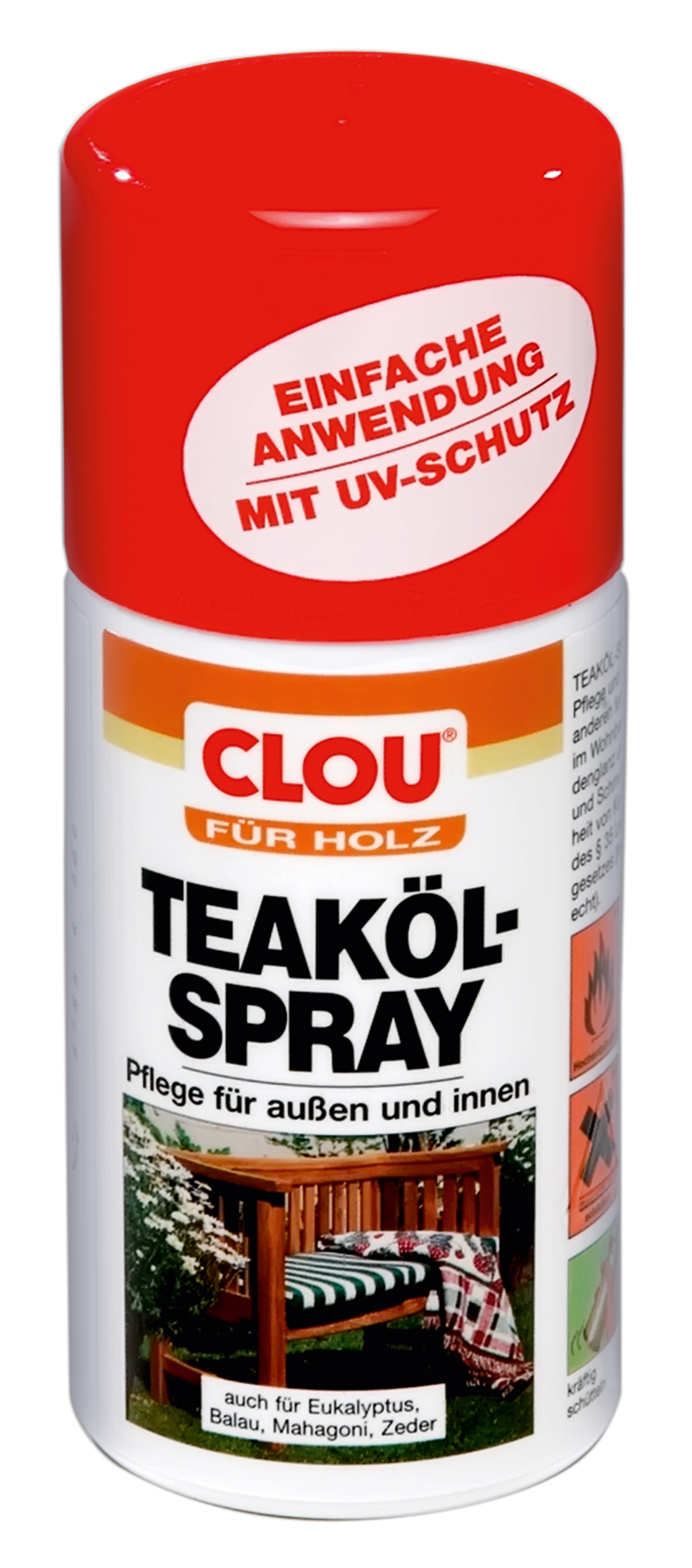 teakový olej ve spreji