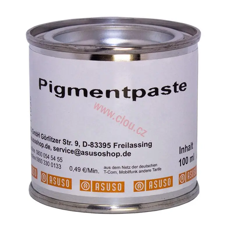 ASUSO Dobarvovací pasta do oleje, 100 ml, bílá a šedá