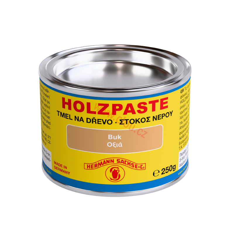 NOVÝ OBAL - PŮVODNÍ RECEPTURA Tmel na dřevo Holzpaste vodou ředitelný 250g, Buk