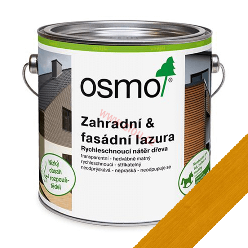 7248 Zahradní & Fasádní lazura na bázi vody 2,5 l, dub světlý