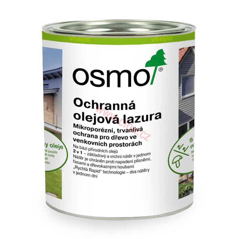 OSMO Ochranná olejová lazura 750 ml, různé odstíny