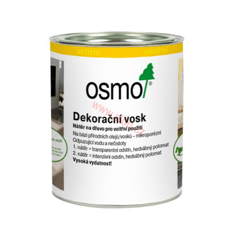 OSMO Dekorační vosk transparentní 375 ml, různé odstíny