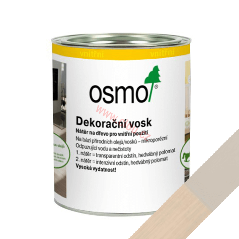 3181 Dekorační vosk intenzivní 375 ml, Křemen