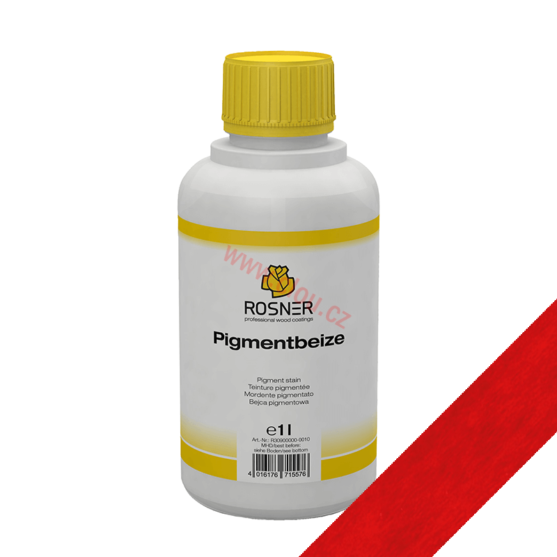 Mořidlo Rosner Pigmentbeize COLOR 1 l, červená