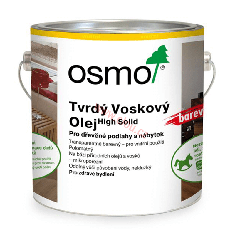 OSMO Tvrdý voskový olej Original barevný 2,5 l, různé odstíny