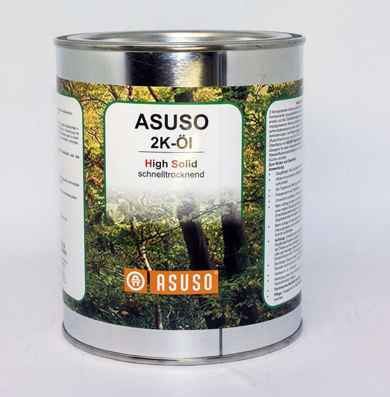 Dvousložkový olej ASUSO 2K-Öl, 910 ml + tvrdidlo 90 ml