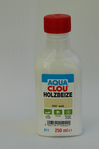 B11 2537 bílé vodové mořidlo 250 ml