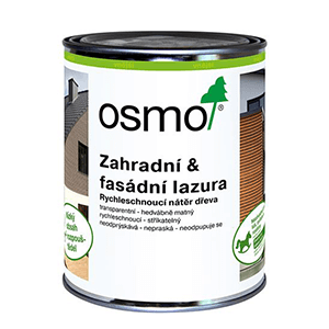 OSMO Zahradní & Fasádní lazura na bázi vody 750 ml, různé odstíny