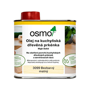 OSMO 3099 Olej na kuchyňská dřevěná prkénka 500 ml, bezbarvý matný