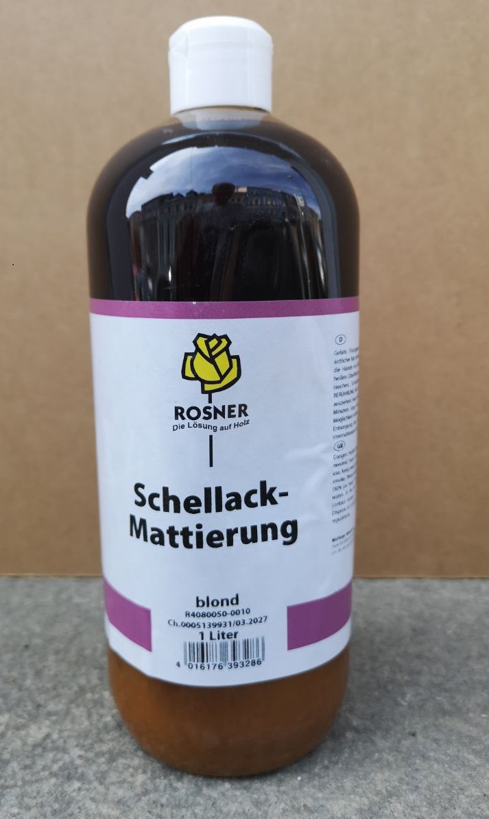 Rosner Schellack–Politur farblos 1l