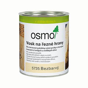 OSMO 5735 Vosk na řezné čelní hrany 375 ml Bezbarvý hedvábný polomat
