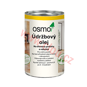OSMO 3081 Údržbový olej bezbarvý polomatný 1 l