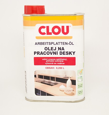 Arbeitsplatten-Öl olej na pracovní desky bezbarvý, různá balení