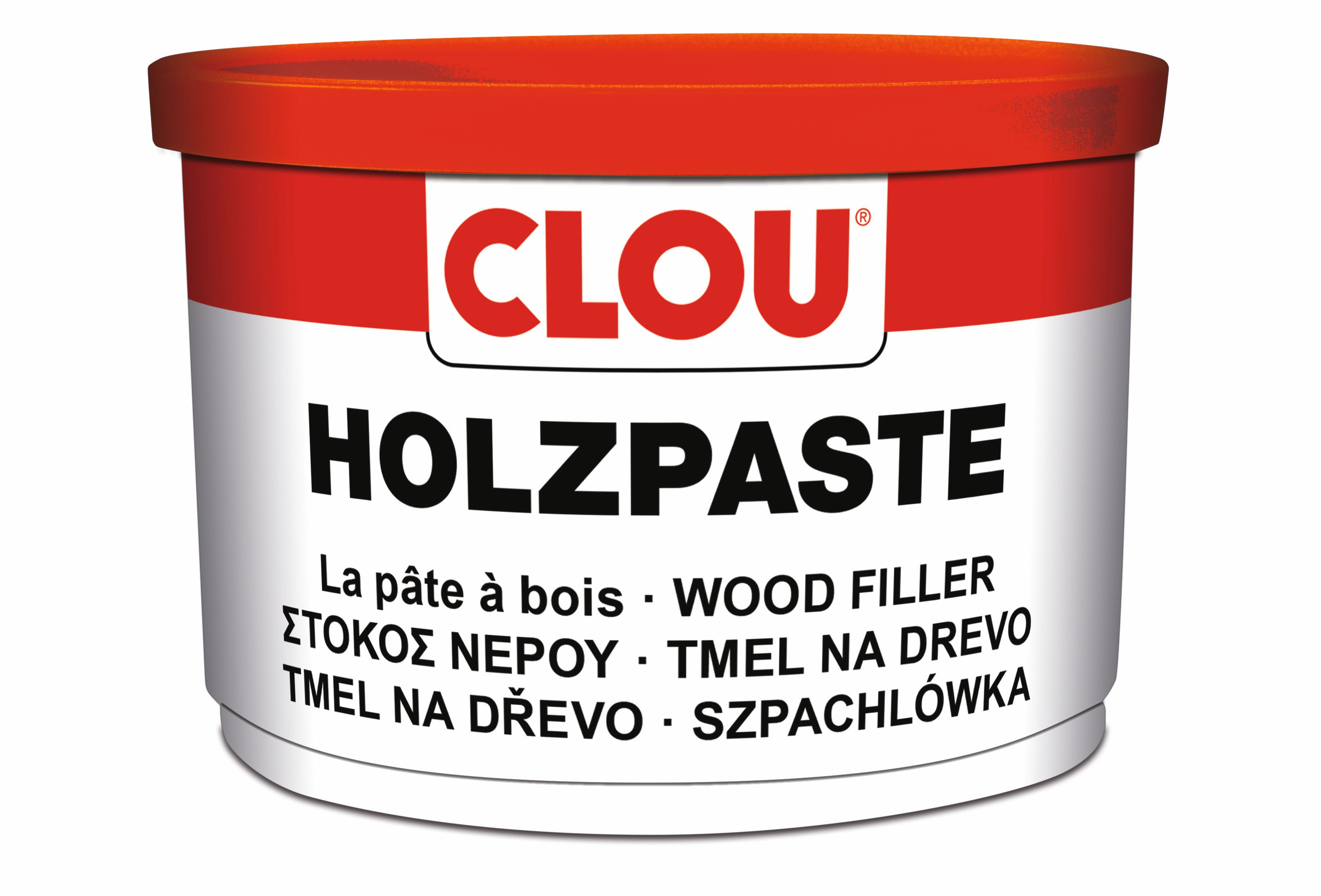 NOVÝ OBAL - PŮVODNÍ CLOU RECEPTURA Tmel na dřevo Holzpaste vodou ředitelný 250g, Buk