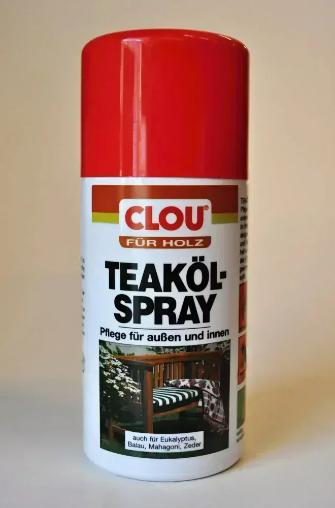 Teakový olej ve spreji CLOU, 300 ml