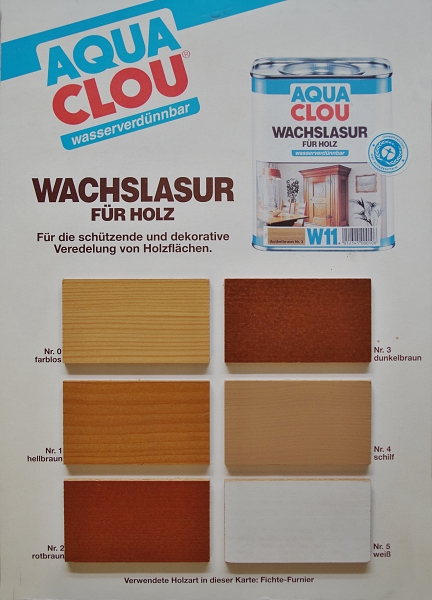 W11 vodou ředitelná bílá vosková lazura 750 ml