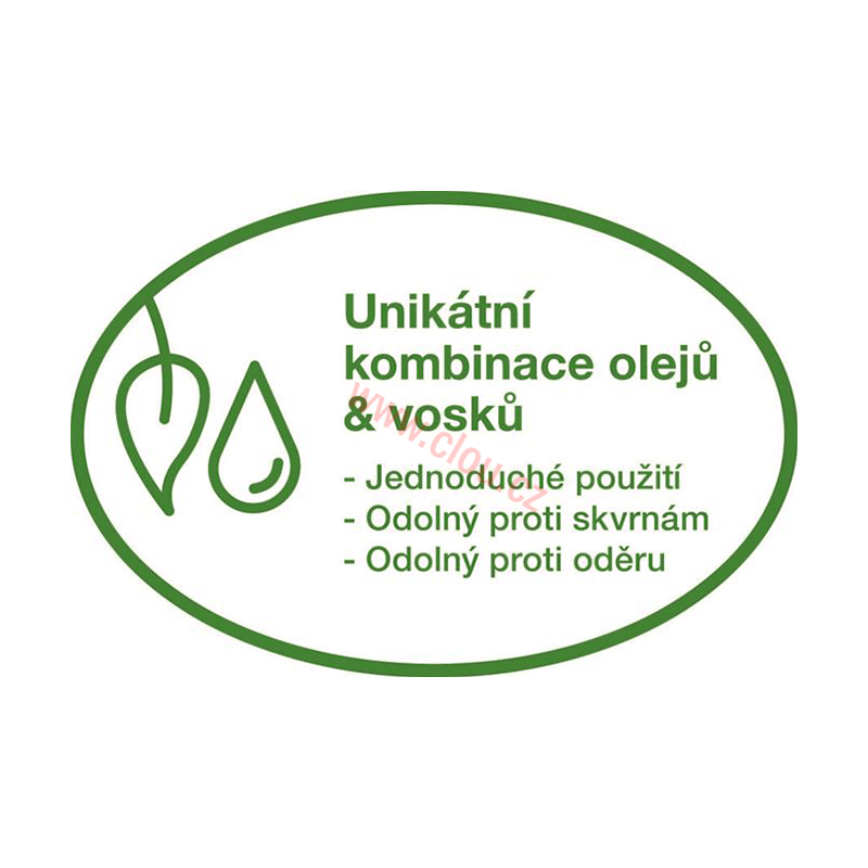 3032 Tvrdý voskový olej Original - Bezbarvý hedvábný polomat, 125 ml