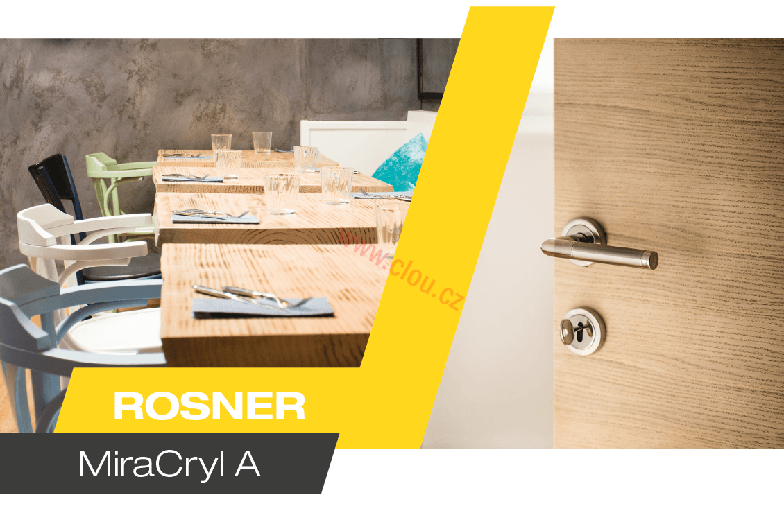 Rosner bezbarvý 2K lak MiraCryl A 25 l, , G05 tupě matný