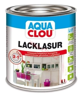Lazura na dřevo L17 laková, vodou ředitelná, 375ml, různé odstíny