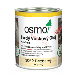 OSMO Tvrdý voskový olej Original 3062 Bezbarvý matný, různá balení