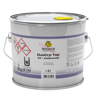 Rosner bezbarvý lak DuoCryl Top 34 hedvábně matný, 5 l